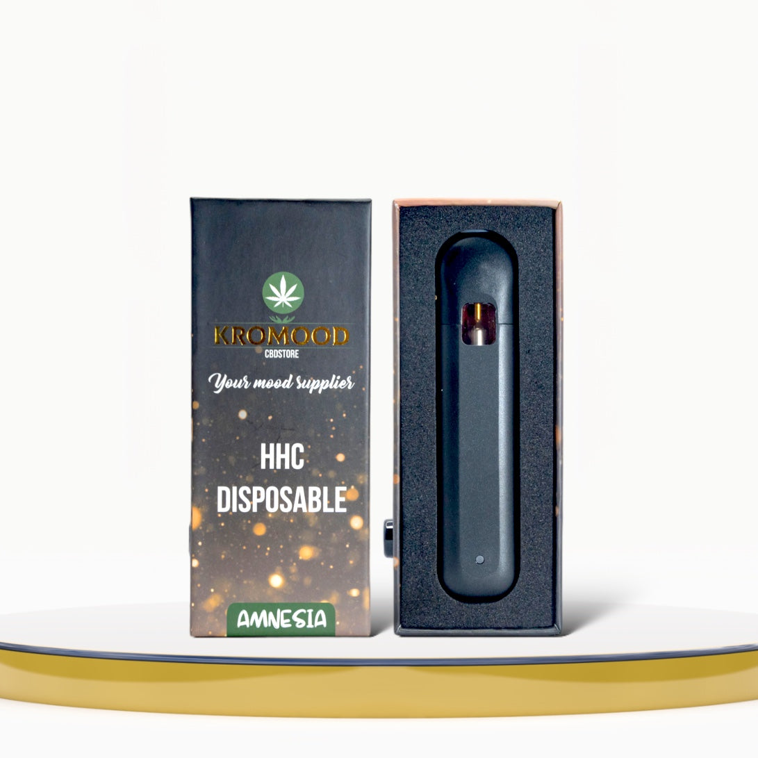 KroMood Disposable HHC Puff - Amnesia: The Evolution of Vaping, 95% HHC/1000MG, 600 Puffs, CCELL Puff Technology 
