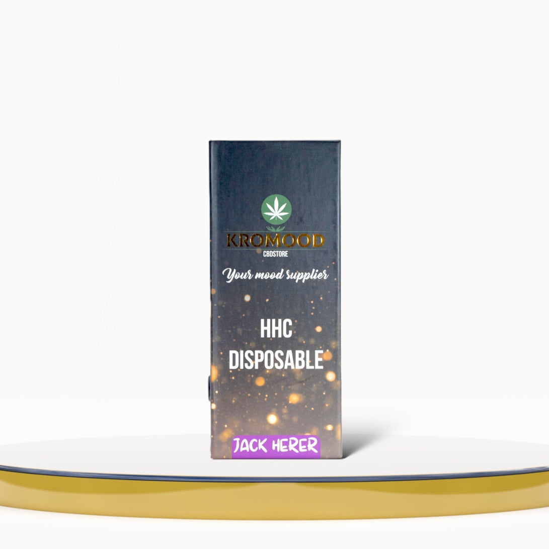 KroMood Disposable Puff HHC - Jack Herer: The Evolution of Vaping, 95% HHC/1000MG, 600 Puffs, CCELL Puff Technology 
