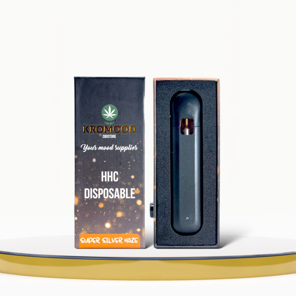 KroMood Puff Jetable HHC - Super Silver Haze : L'Évolution de la Vape, 95% HHC/1000MG, 600 Bouffées, Technologie Puff CCELL