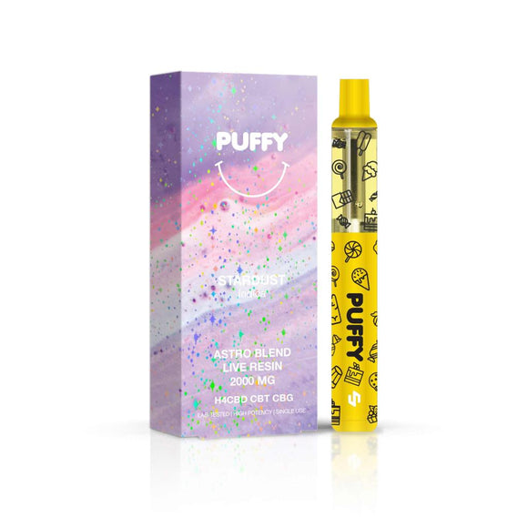 Puffy Puff Jetable - Stardust (Astro Blends) - Indica - H4CBD/CBT/CBG/2000MG - 800 bouffées
