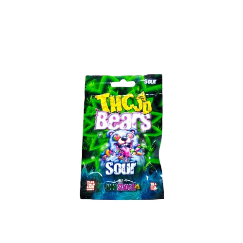 Gummies Bears Sour Pack x6 THCJD