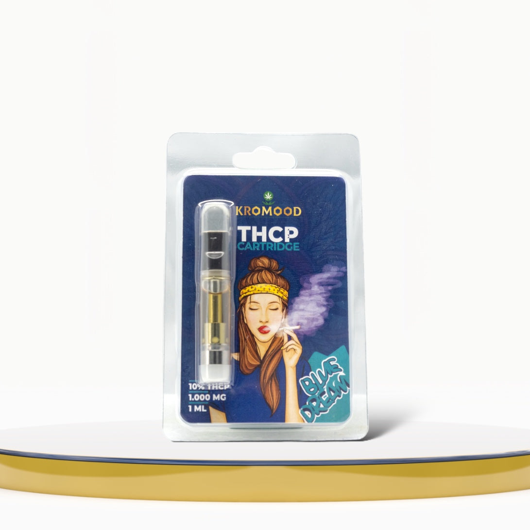 THCP Blue Dream Dab Pen Cartridge by KroMood - 10% THCP (1000MG) - 1ML - 600 Puffs 