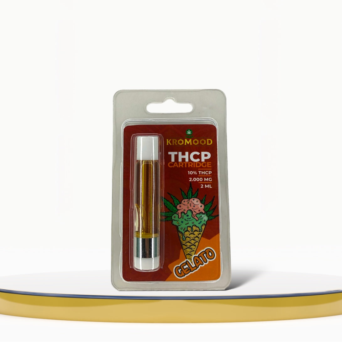 Cartouche Dab Pen THCP Gelato par KroMood - 10% de THCP (2000MG) - 2ML - 1200 Bouffées