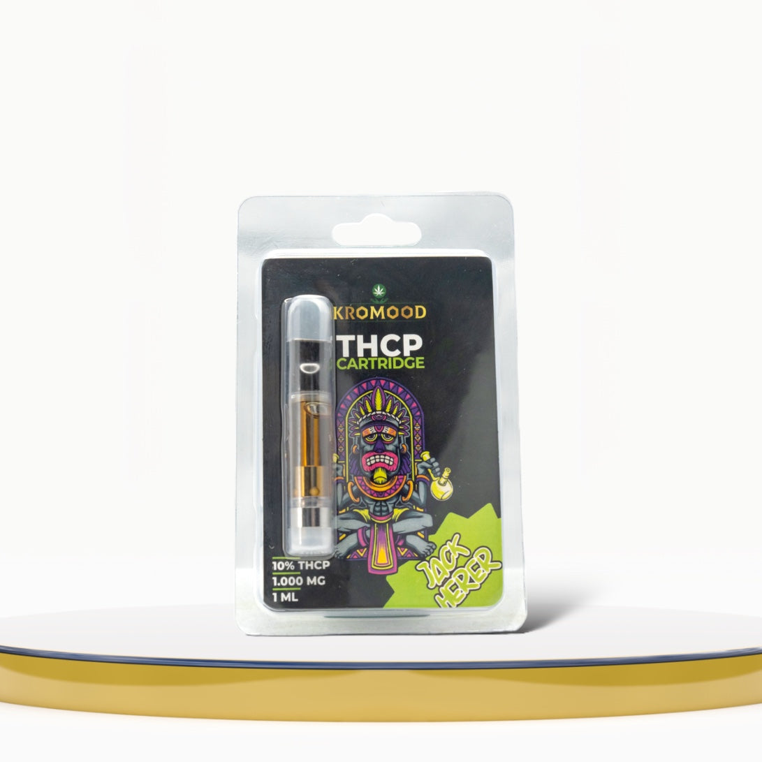 Jack Herer THCP Dab Pen Cartridge by KroMood - 10% THCP (1000MG) - 1ML - 600 Puffs 