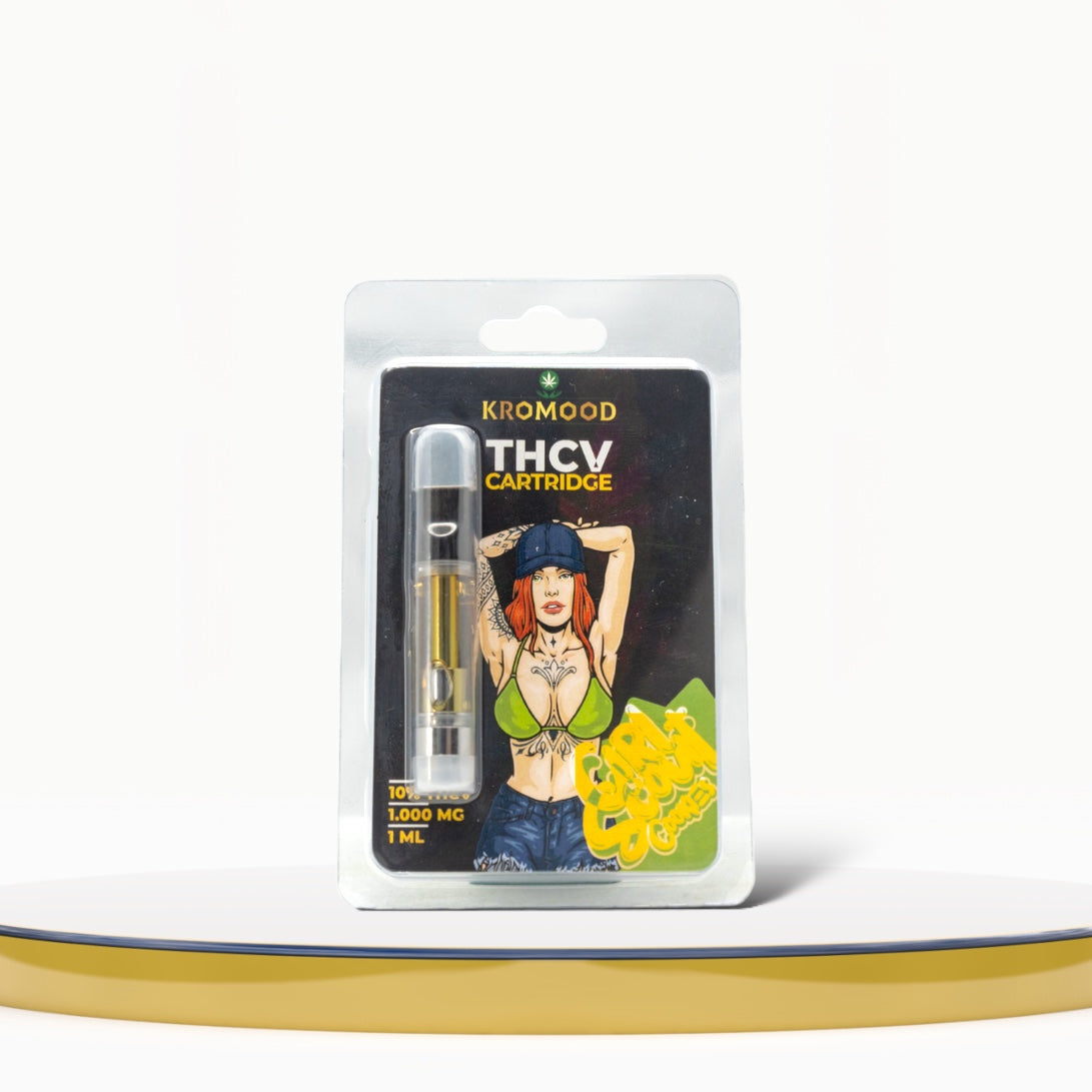 THCV Girl Scout Cookies Dab Pen Cartridge by KroMood - 10% THCV (1000MG) - 1ML - 600 Puffs 