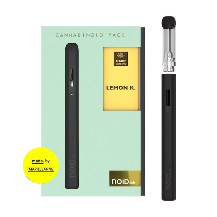 Marie-Jeanne - Pack Vape Pen noïd.lab CBD + E-liquid Lemon K 10ml