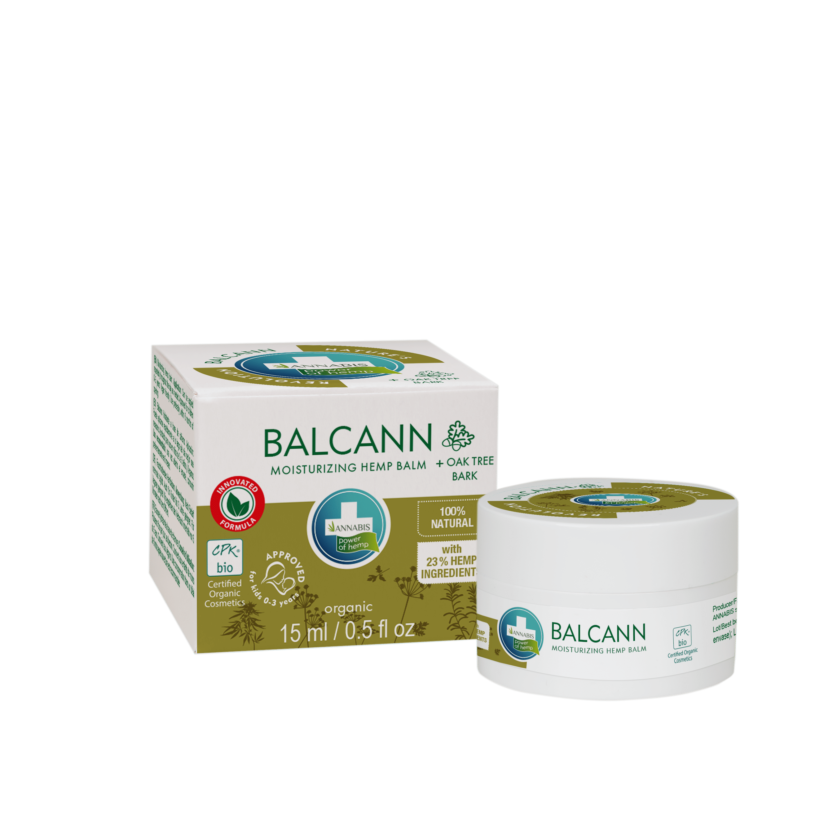 Balcann - Organic balm with oak bark - Annabis