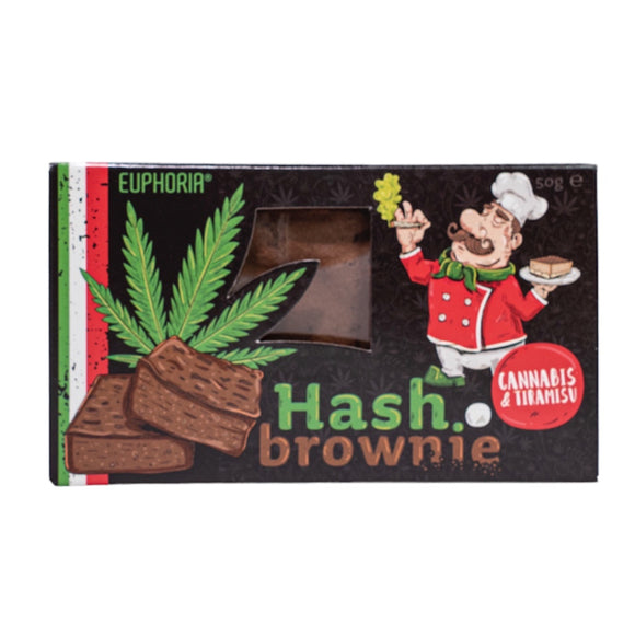 Euphoria - Hash brownie - Cannabis & Tiramisu - 50gr