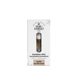 Cartridge (Dab Pen) van HHC Super Silver Haze - 99% HHC/1000MG - 600 trekjes