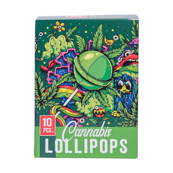 Euphoria - Cannabis Lollipops - 10x Sucettes de chanvre - 120gr