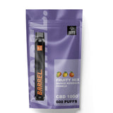 Marie-Jeanne - CBD Disposable Puff/Pods - Barrel Fruity Mix - 1000MG - 600 Puffs