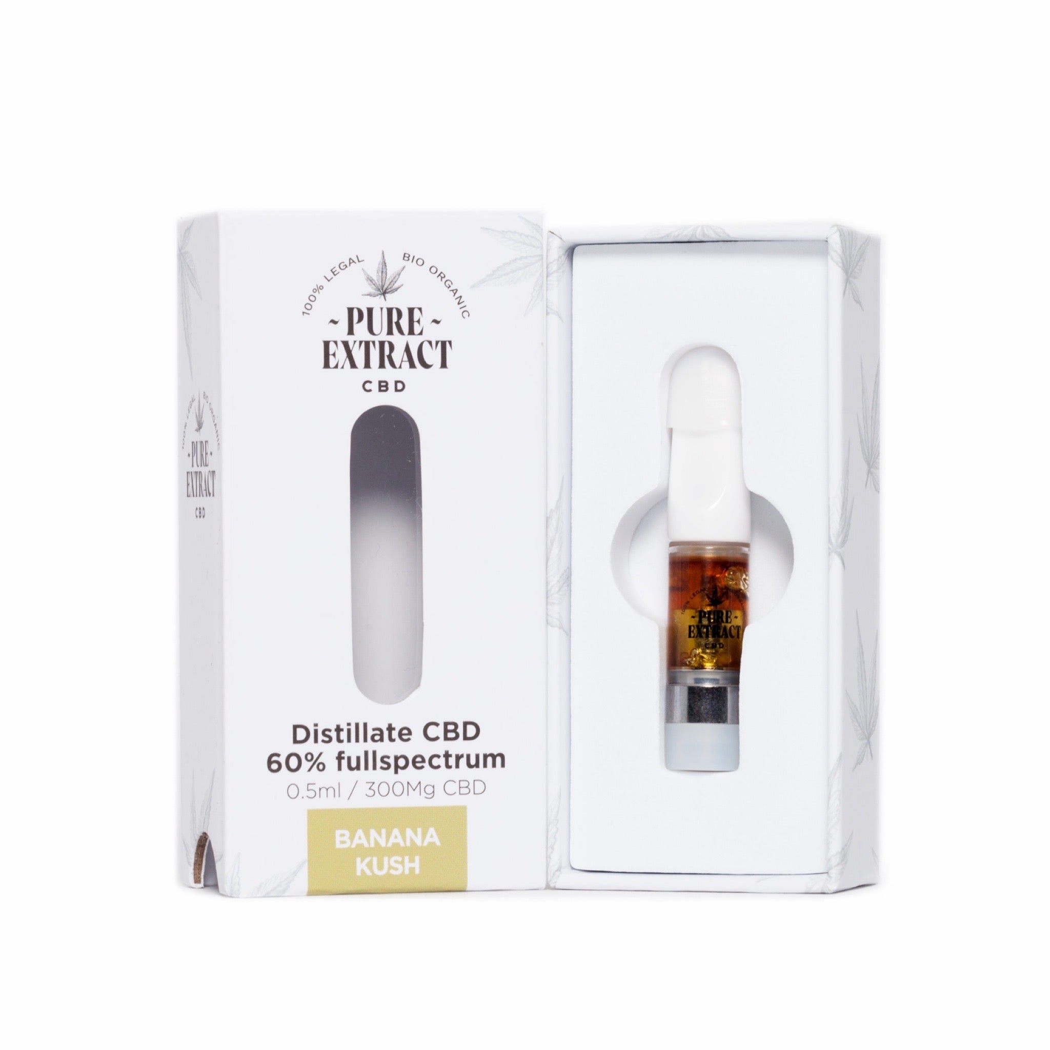 CBD Banana Kush Cartridge (Dab Pen) - Pure Extract CBD