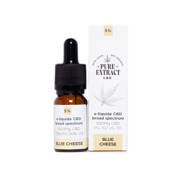E-Liquid CBD 5% Blauwe Kaas 10 Ml - Puur Extract CBD